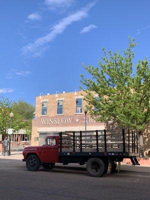 Love the old truck.