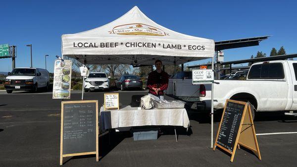 And visit Silver sky Ranch, Steele has the best beef at the market ground and particularly their beef sausage!