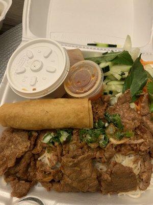 Vermicelli with Grilled Beef Bowl