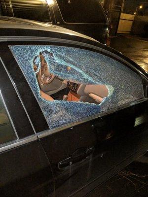 window that was burglarized