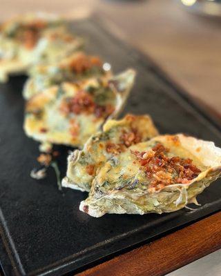 Rockefeller oysters