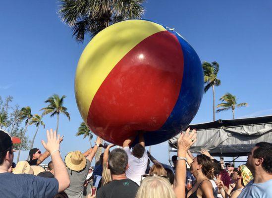 Giant beachball fun!