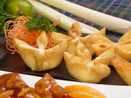 Famous for our home-made Crab Rangoons!