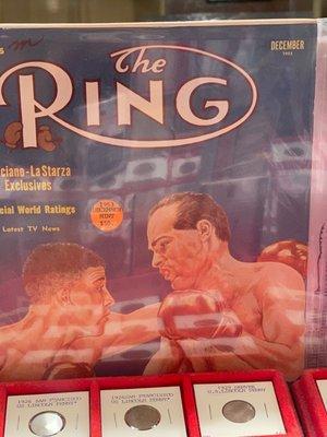 1950s vintage boxing magazine