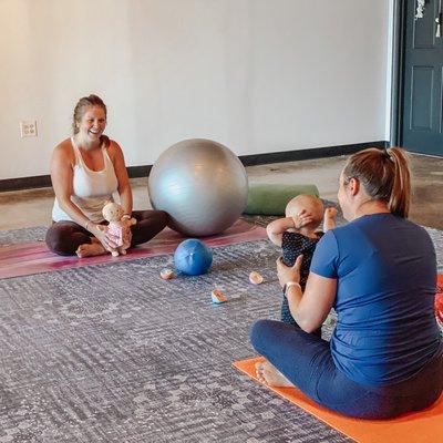 Yoga Mama for mothers and babies.