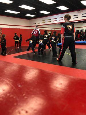 Watching my little one starting her martial arts journey