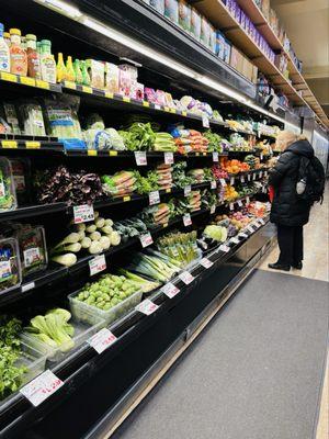 Part of the produce section @ Yes! Organic Market