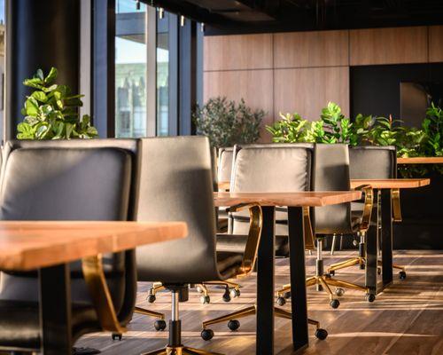 Book coworking amenity spaces on demand