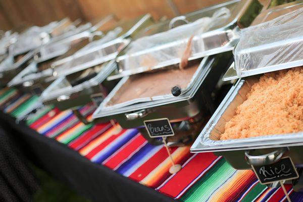 Delicious rice, beans, and meat. Tacos!