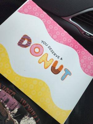 Cute donut box