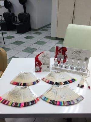 Hundreds of Gelish Soak Off Gel Polishes to choose from.