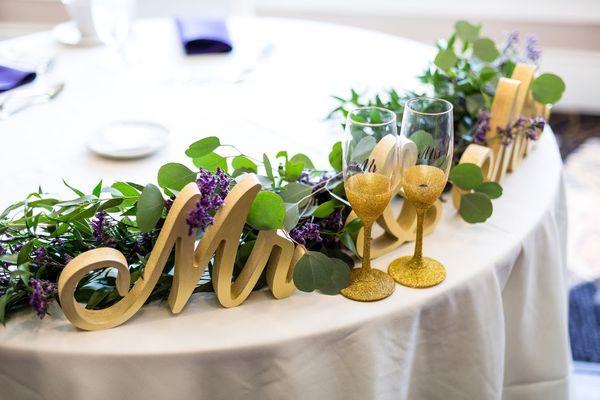 Out gorgeous sweetheart table!