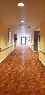 Wide hallway