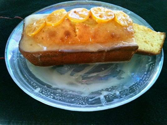 Glazed Meyer Lemon Cake with Candied Lemons