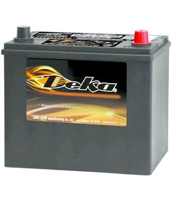 Deka's 651RMF automotive battery. Fits many Hondas, Toyotas and can be used in many forklift applications.