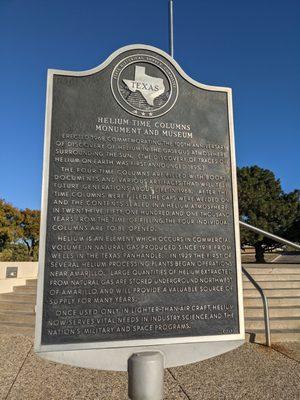 Helium Monument historical marker