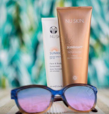 This sun tanning gel works with the DNA and your skin