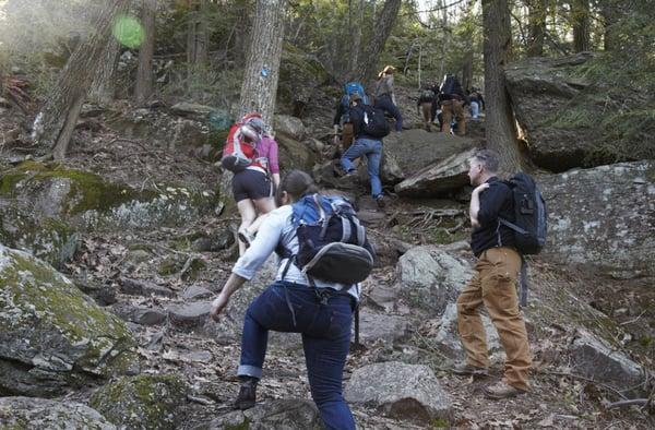 Hiking in the Catskill Mountains...