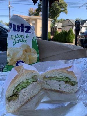 Tuna sammie & Utz for the win!!!