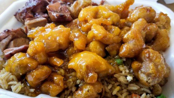 Orange, bourbon and General Tso's chicken.