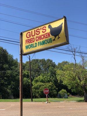 Gus's Fried Chicken sign