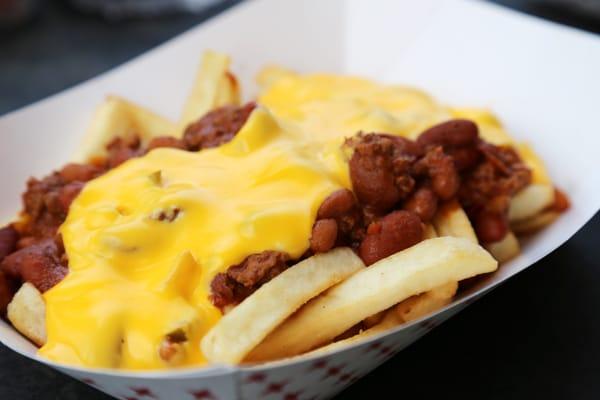 Homemade Chili Cheese Fries