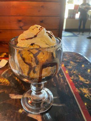 My HAPPY 70th BIRTHDAY fried ice cream! Delicious!!!