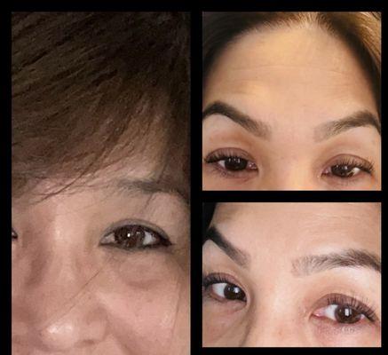 Eyelashes lift/ Eyebrow tint