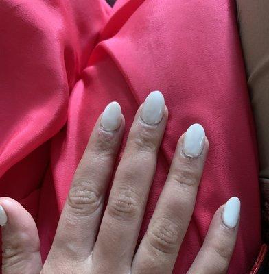 The redo white nails