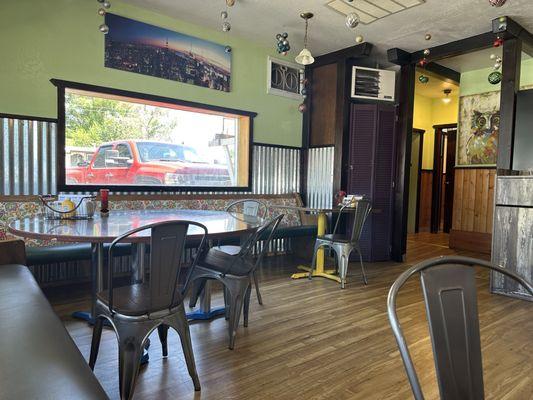 Interior shot of dining area 133 Burger