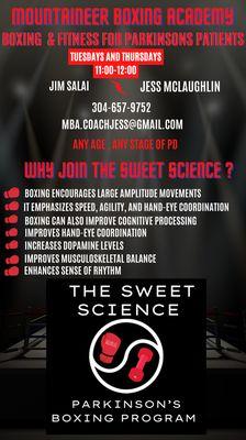 The Sweet Science/ Boxing for Parkinson's Program