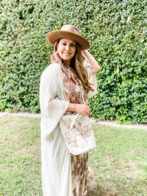 Boho dress and Hat