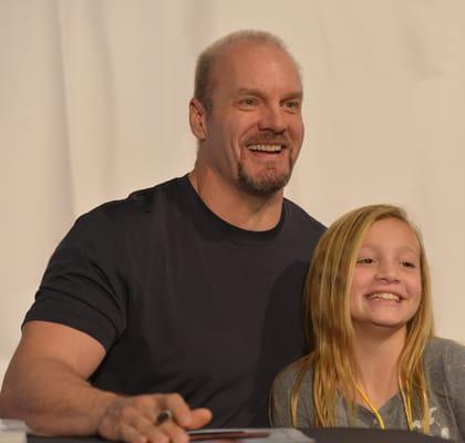 Eric Allan Kramer from Disney's "Good Luck Charlie" signing autographs at Premiere.