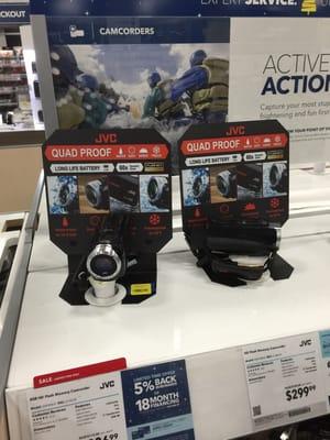 action camera display