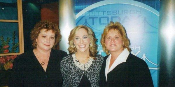 Psychic Mediums Suzanne Vincent and Jean Vincent with Kristine Sorensen on Pittsburgh Today Live