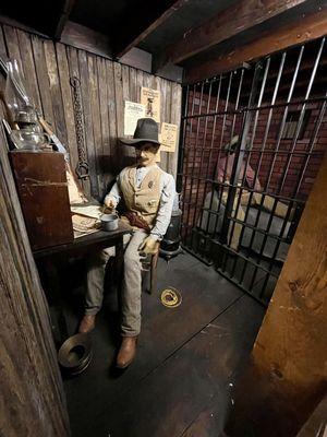 Exhibit of first jail.