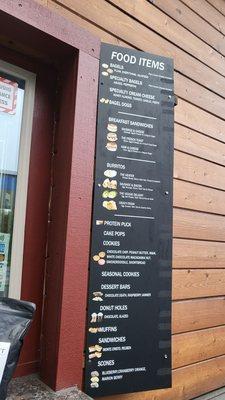 Food menu!