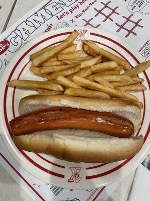 Kids hot dog deluxe