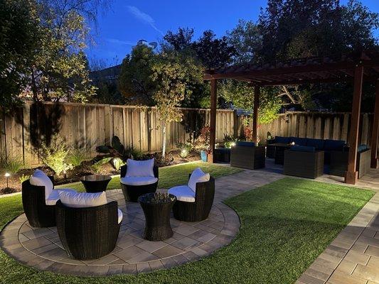 New remodeled backyard