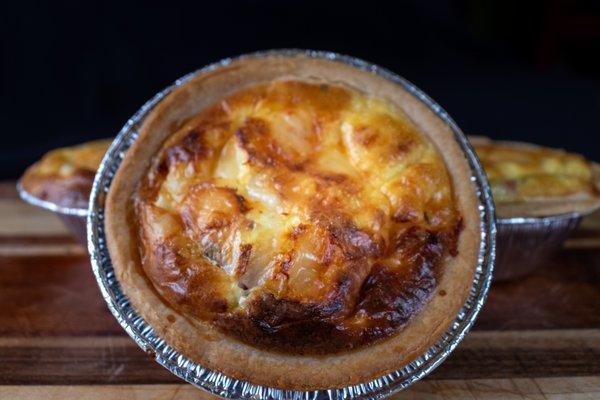 Ham and Swiss Quiche