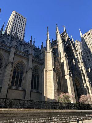 Right down street from St Patrick's Cathedral