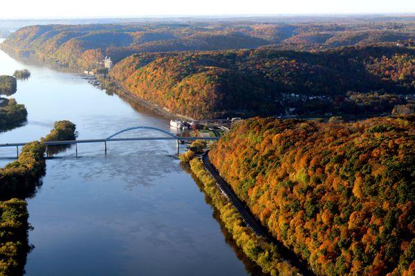 McGregor and Marquette are also referred to as the Ports of Discovery. Fall colors bring an extra dimension to the areas natural beauty.