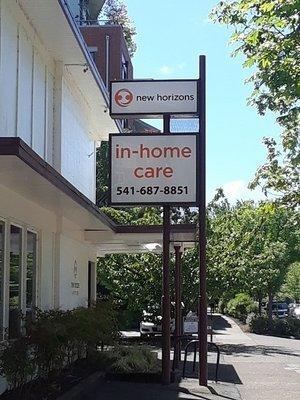 New Horizons In-Home Care 1345 Olive St. Eugene, Or 97401