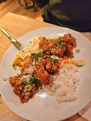 Fried chicken entrée