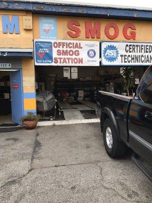 Very quick smog checks!