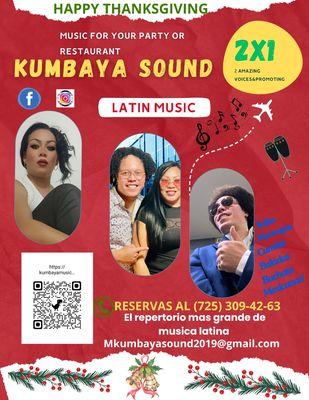 Los cantantes Gabo Venz & Erika Bolivar #Kumbayasound