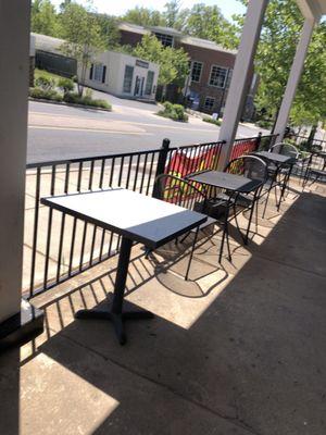 Patio outdoor seating