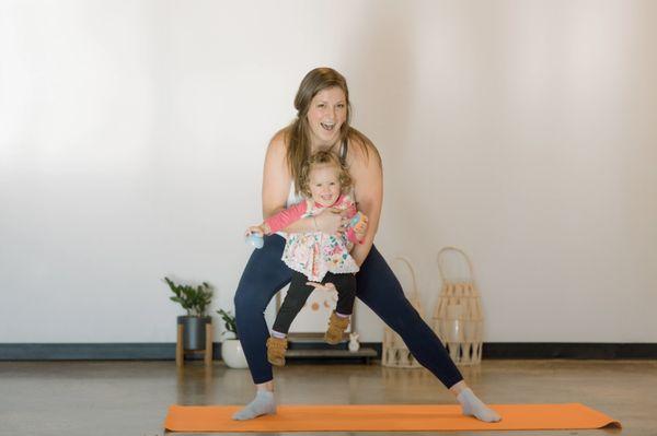 Mama Strong conditioning classes for mothers with babies.