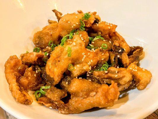 Fried Oyster Mushrooms