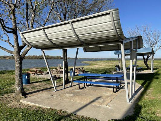 Picnic area - with grills and a large fire pit